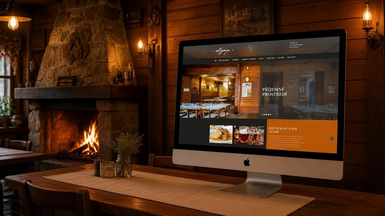 Olymp Pub — náhled projektu